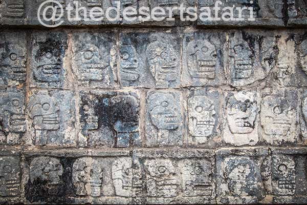 Wall of Skulls at Chichen Itza