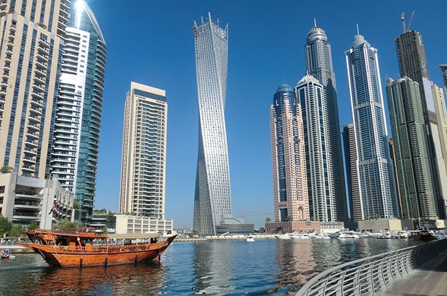 Boating at Marina Dubai