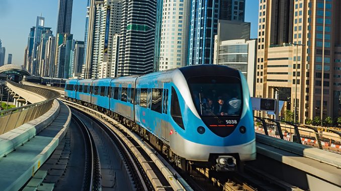 Dubai Metro Train