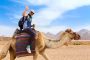 camel ride in Egypt desert