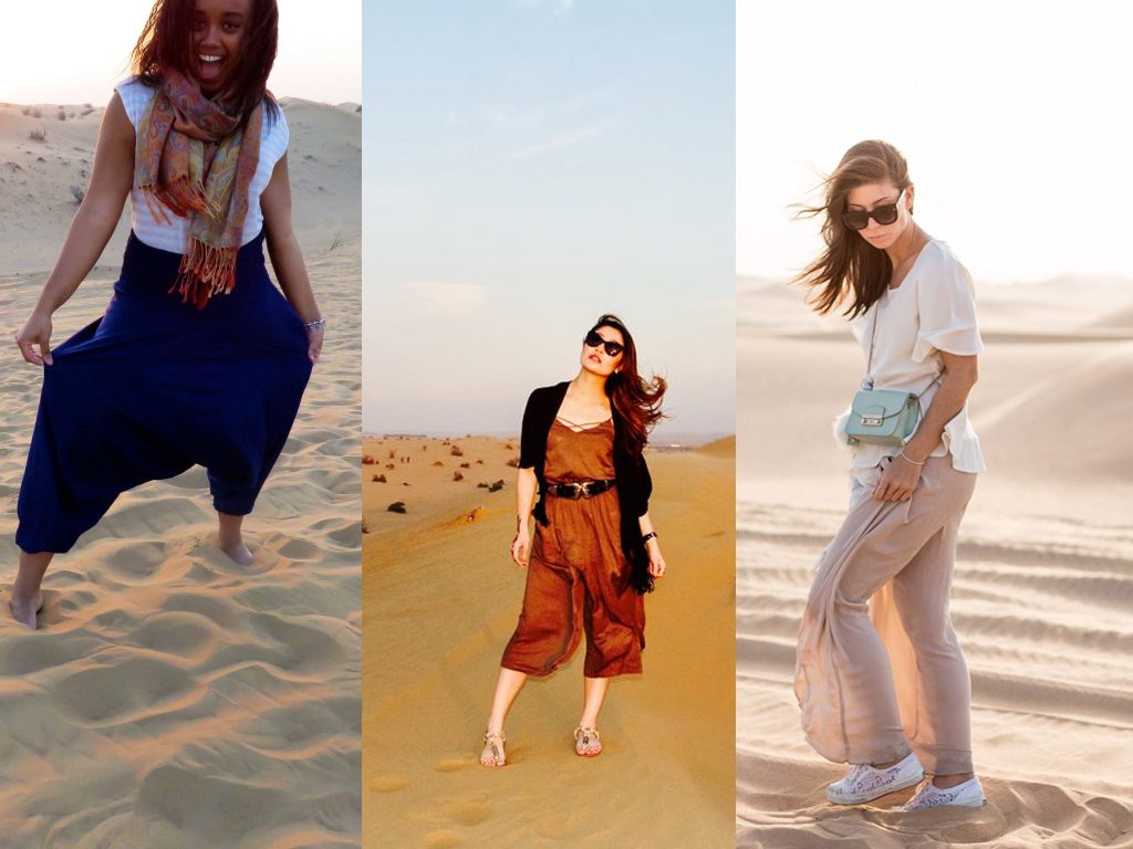 clothes for desert travel