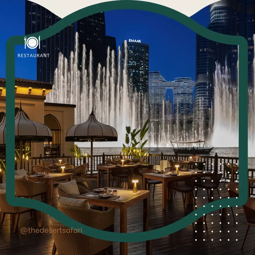 Fountain View Restaurant in Dubai