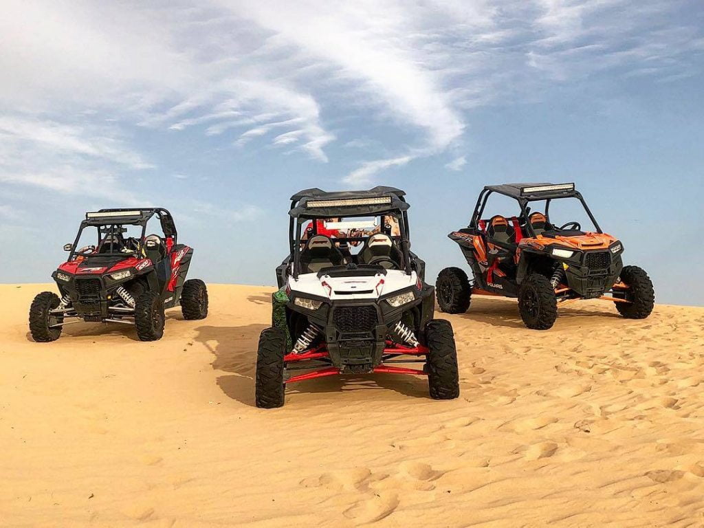 Double Seater Dune Buggy in Dubai Desert