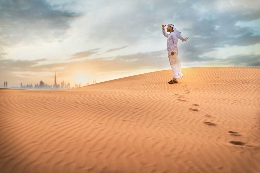 Dubai Desert in Morning