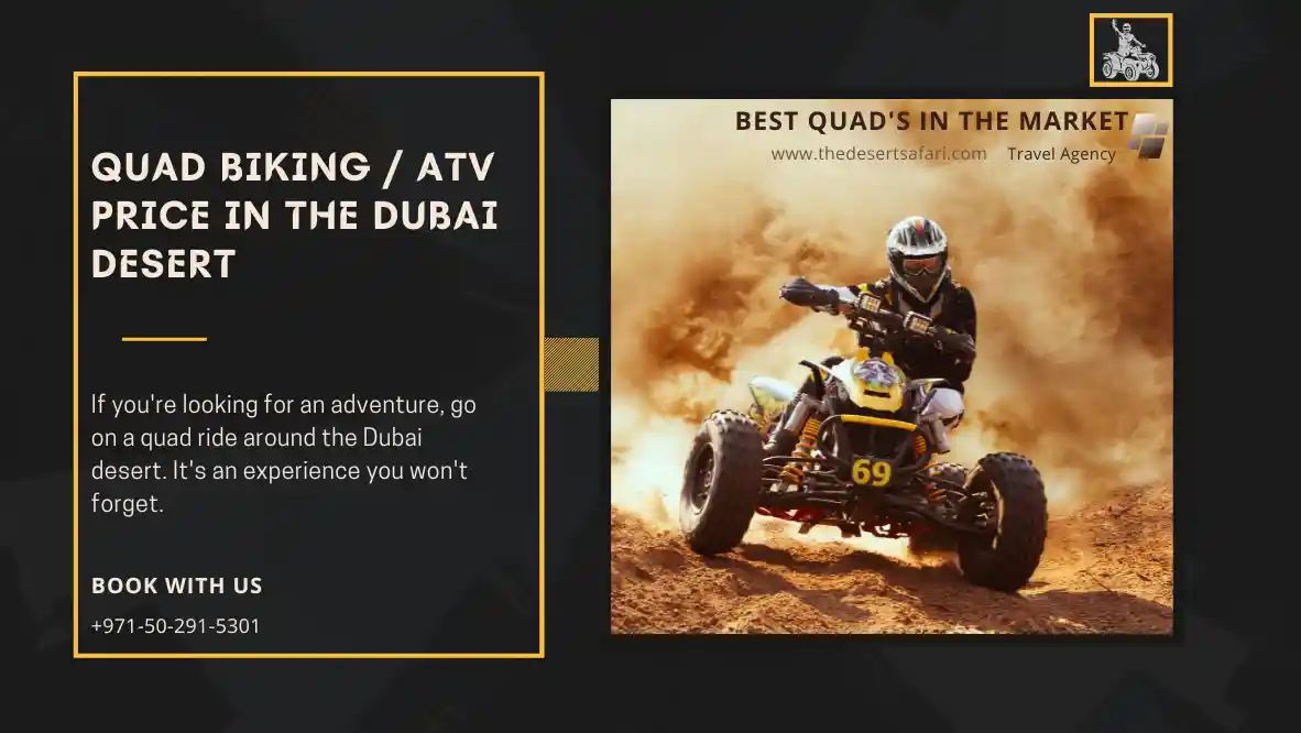Quad Ride in Dubai Desert