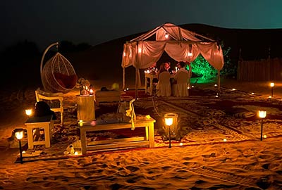 dubai safari park at night