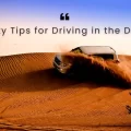 Safety Tips for Driving in the Desert