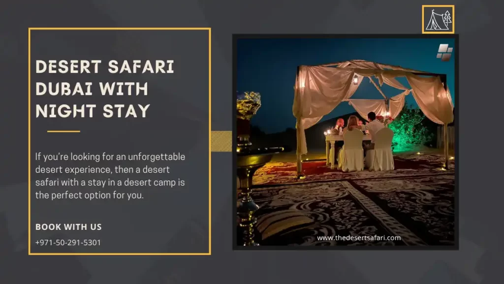 Desert Safari With Night Stay