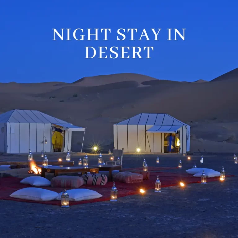 Night Stay in Dubai Desert