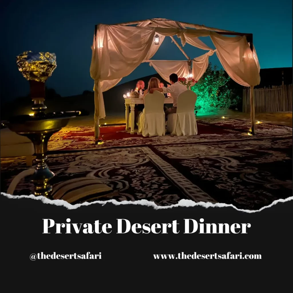 Private Desert Dinner Dubai