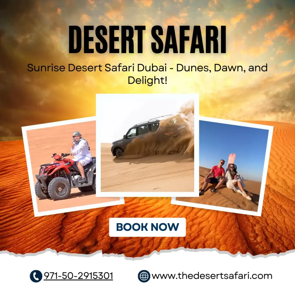 sunrise desert safari in dubai
