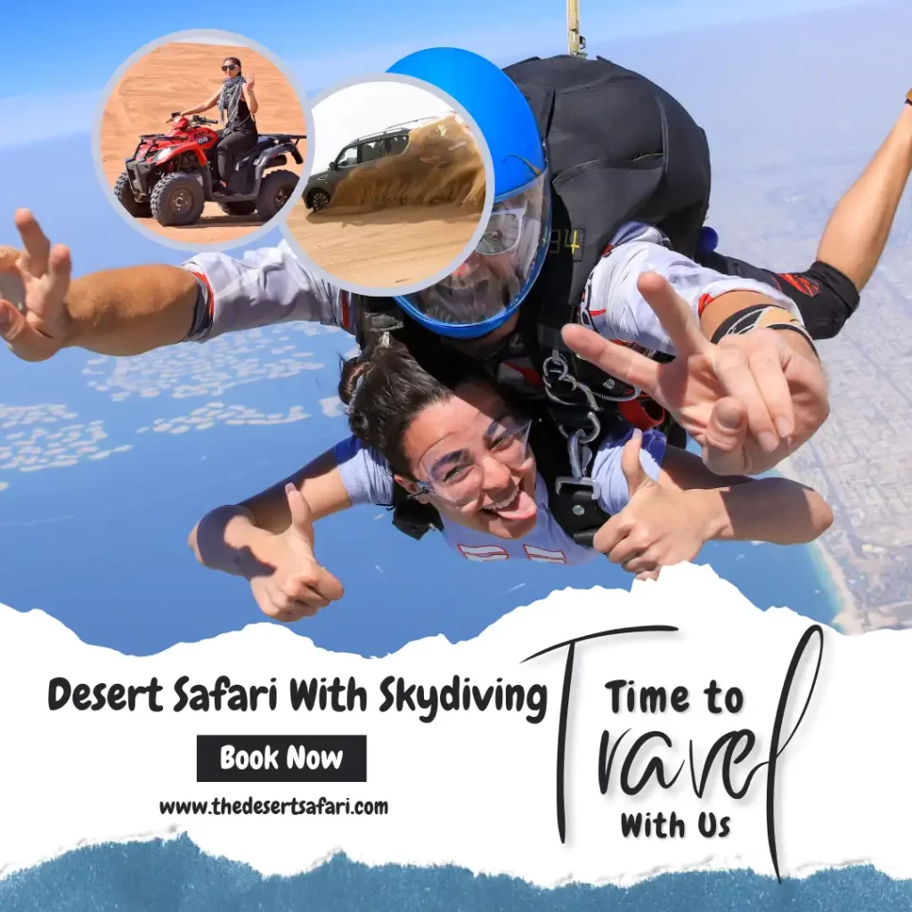 Desert Safari And Skydiving