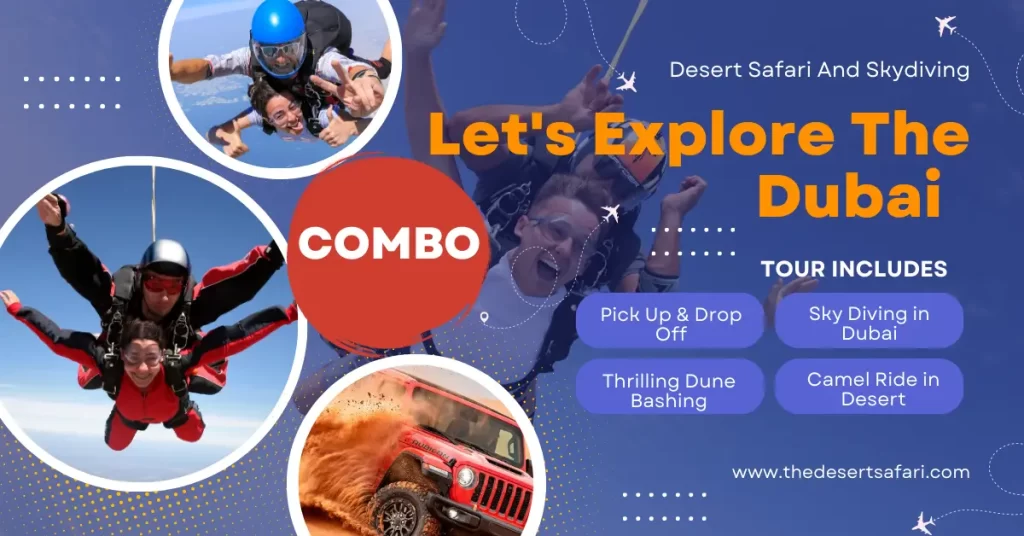 Desert Safari Dubai and Skydiving