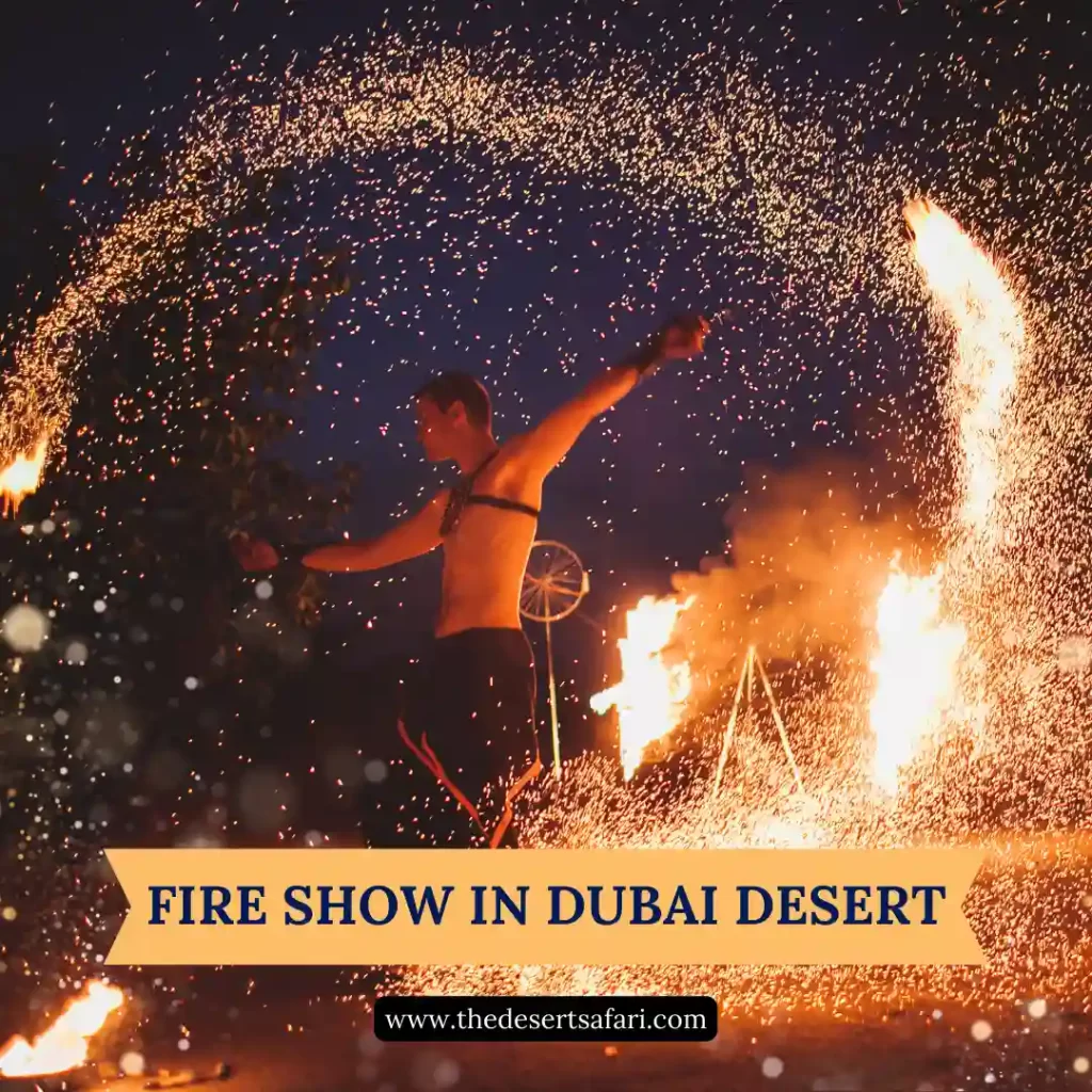 Fire Show During Desert Safari
