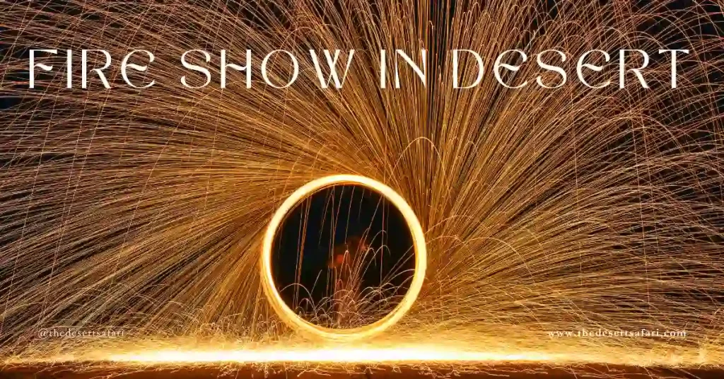Fire Show in Dubai Desert