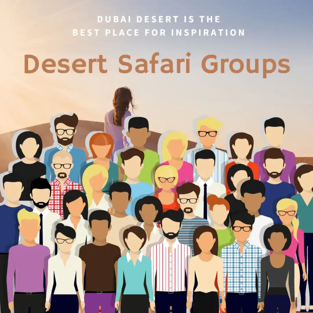 group booking of desert safari