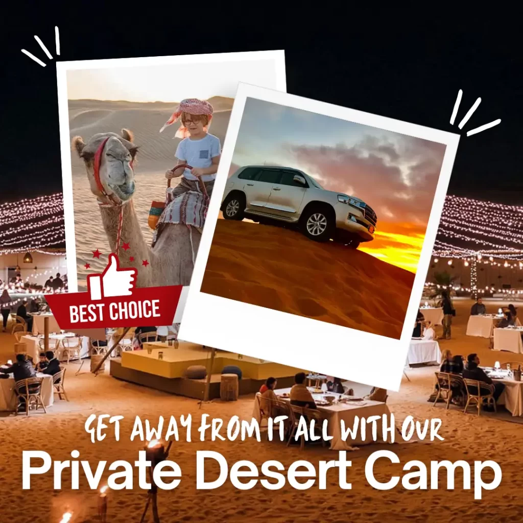 Private Desert Camp in Dubai