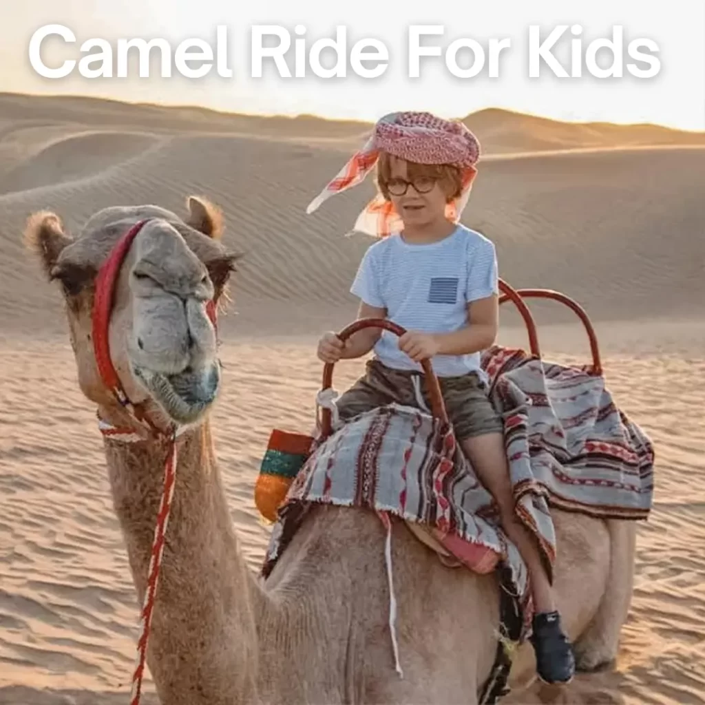 Desert Camel Riding For Kids