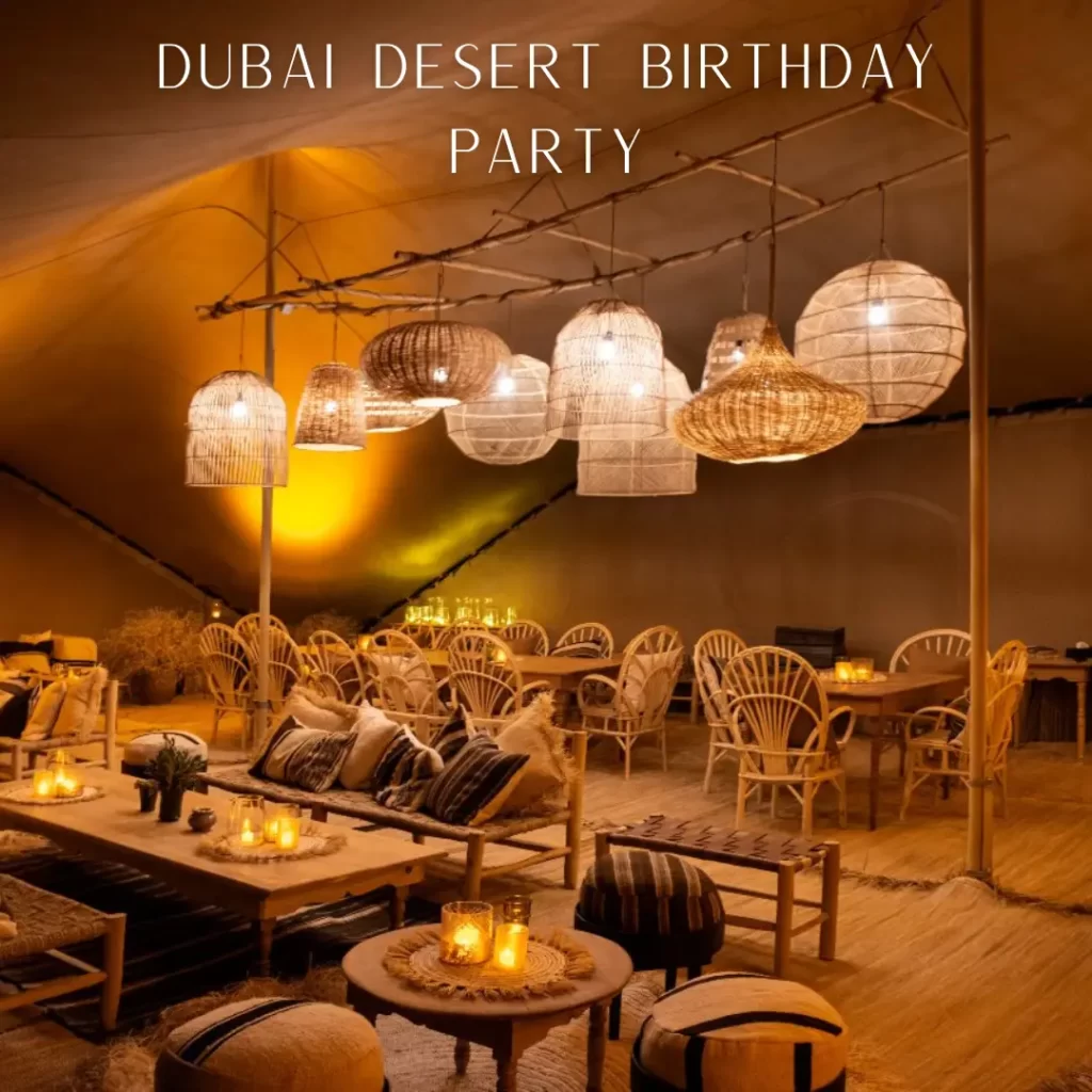 Dubai Desert Birthday Party
