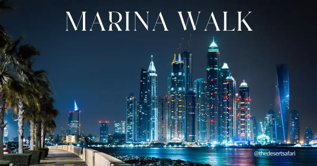 Dubai marina walk