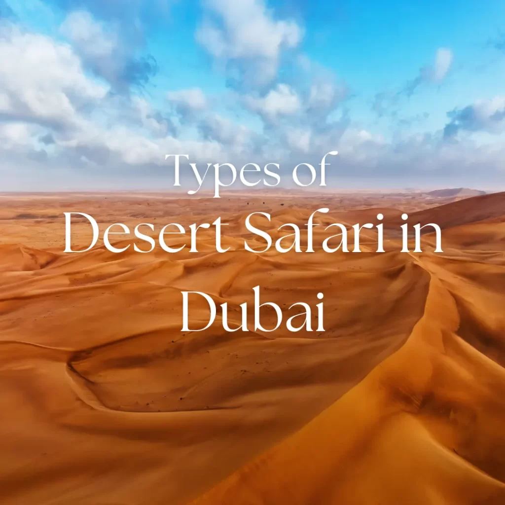 Types of Desert Safari in Dubai