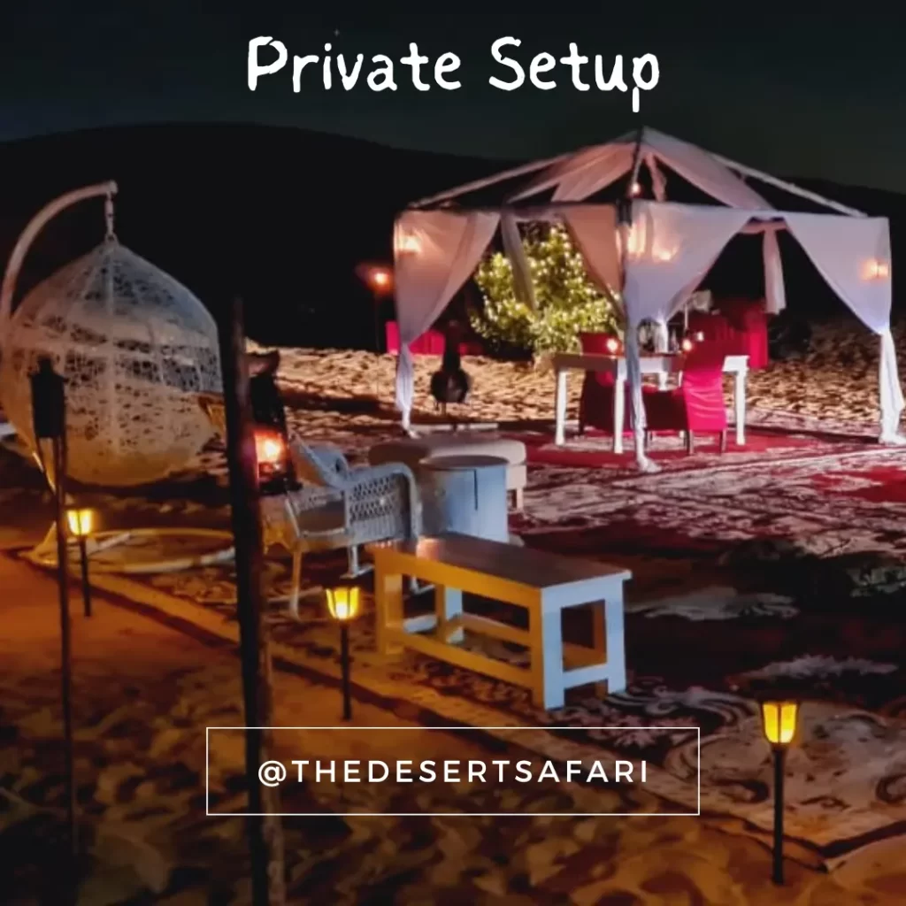 Private Dinner Setup