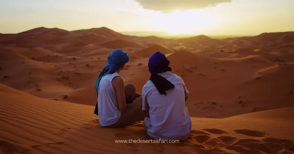 Sunrise in the liwa desert
