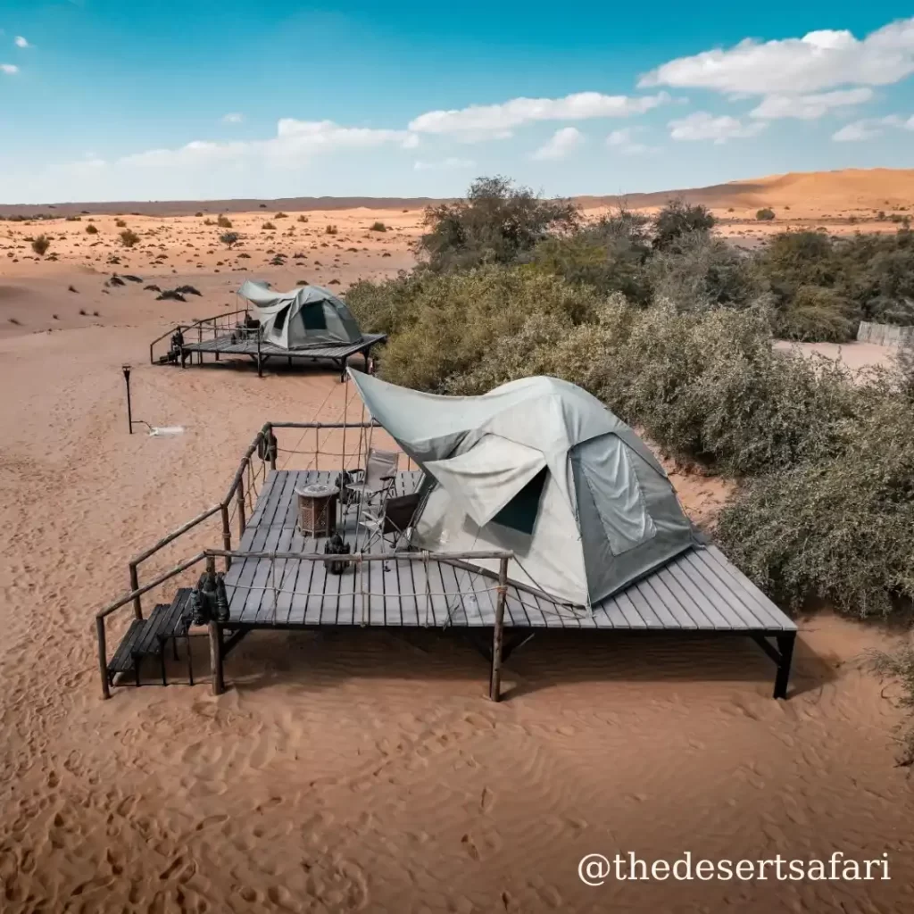 luxury overnight desert safari dubai