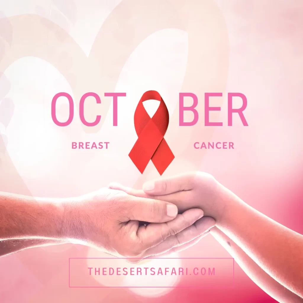 Breast Cancer Awareness Day in Dubai Desert