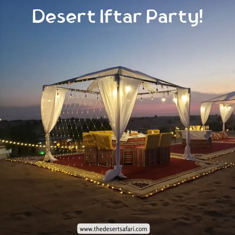 iftar in desert dubai