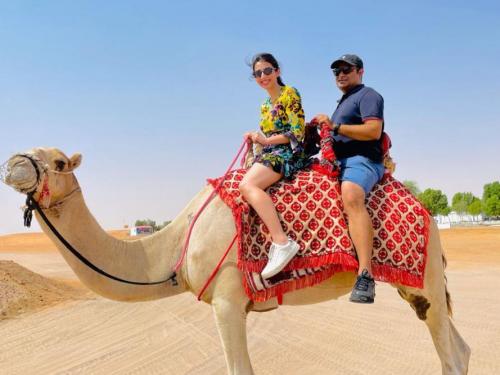 camel ride in dubai desert