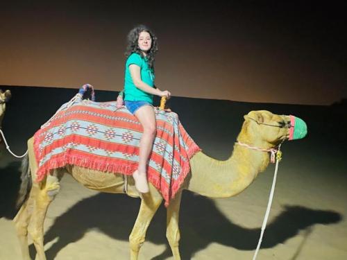 Camel Ride in Night